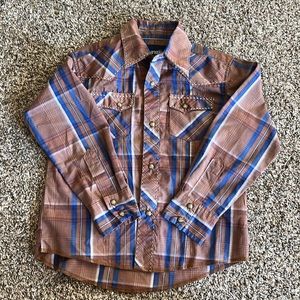 Boys wrangler button up